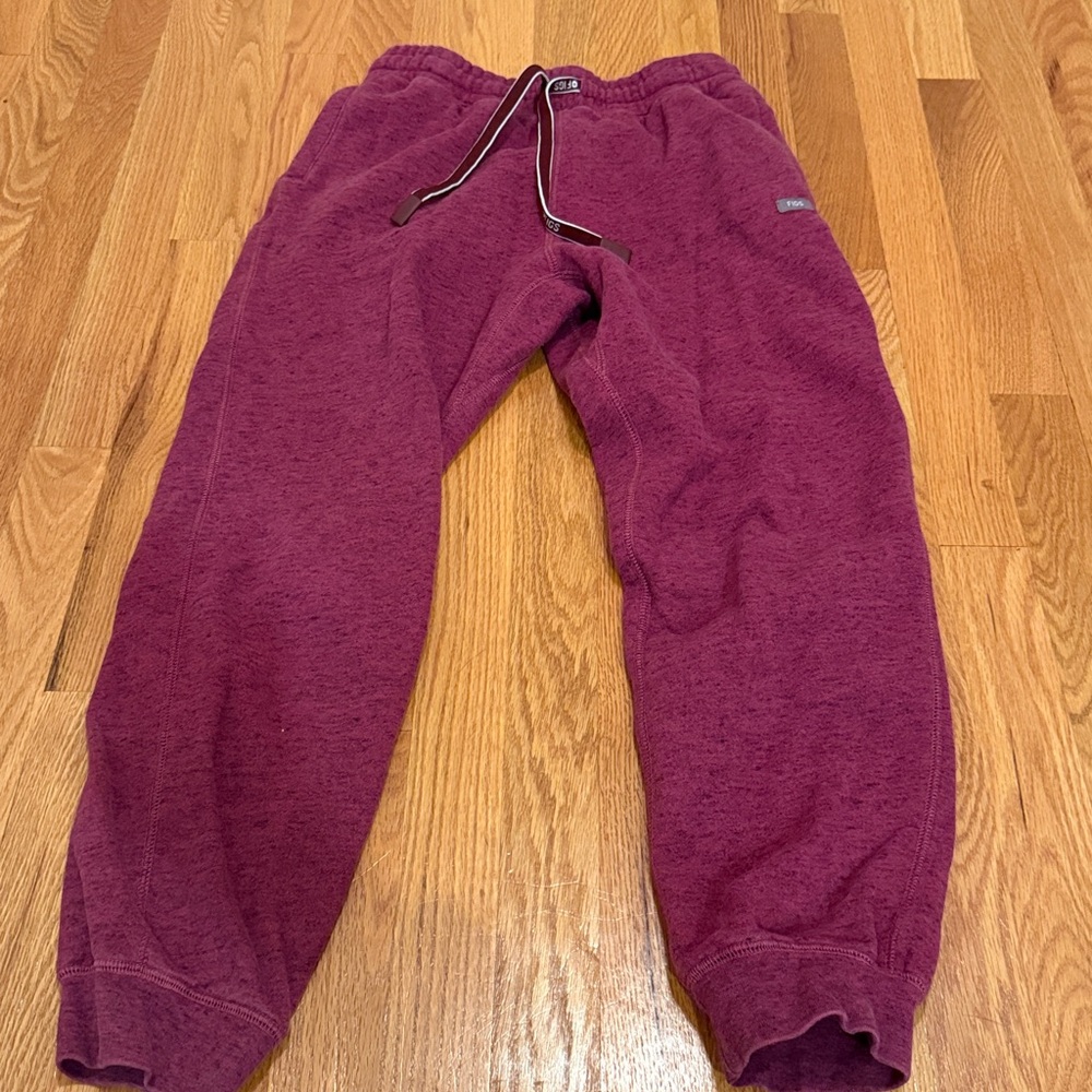 Cozy Burgundy Figs Joggers